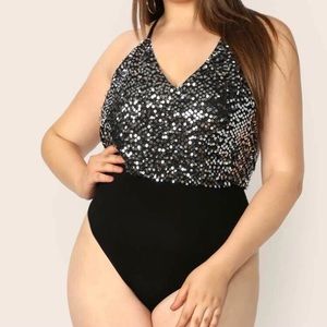 NWOT SHEIN Sequins Bodysuit